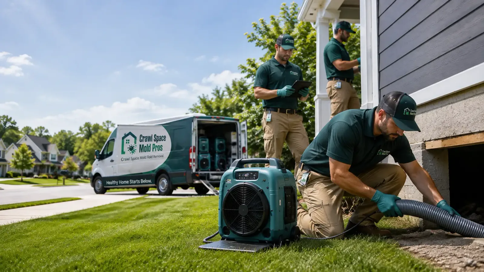 Crawl Space Mold Removal in Catawba, OH